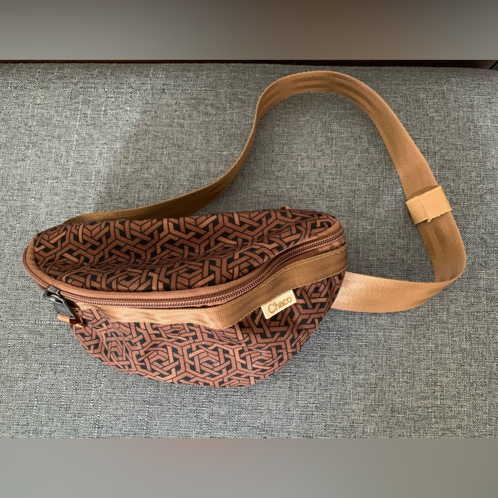 Brown Geometric Chaco Fanny Pack / Waist Pack